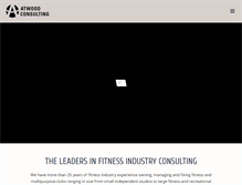 Tablet Screenshot of healthclubconsultants.com